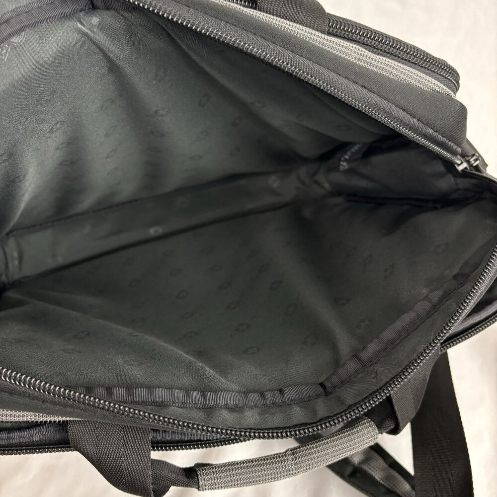 SwissGear Wenger Black & Gray Laptop Bag - Multiple Compartments Durable Fabric. - Picture 13 of 16
